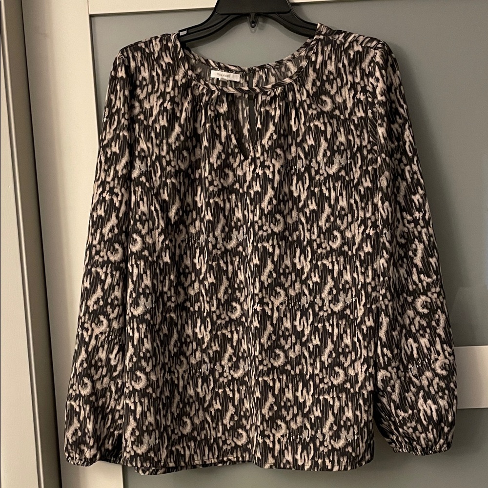 Maurice’s Grey and Silver Women's Blouse